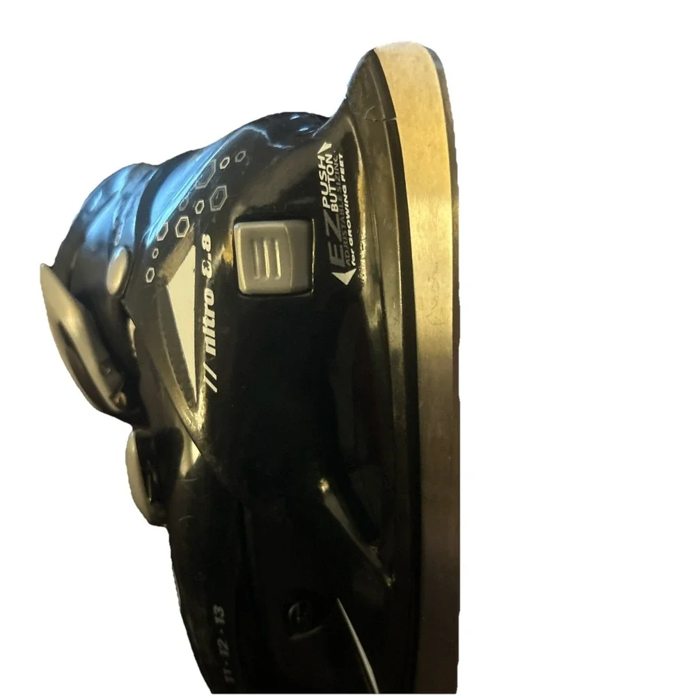 Lake Placid Nitro 8.8 Boy's Hockey Skates Adjustable JR11-JR13 Used